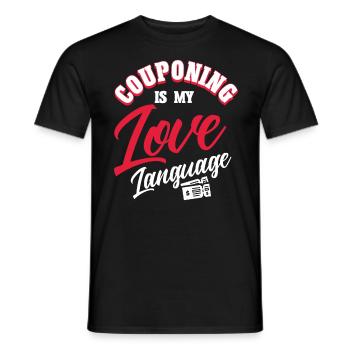 Coupon Shopper Discount Couponer Vente à prix réduit - T-shirt homme - noir - Devant - AI Model Male 178 light (178cm)