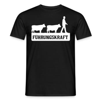 Führungskraft, Hühnerzucht, Hühner - Männer T-Shirt - Schwarz - Vorne - AI Model Male 178 light (178cm)