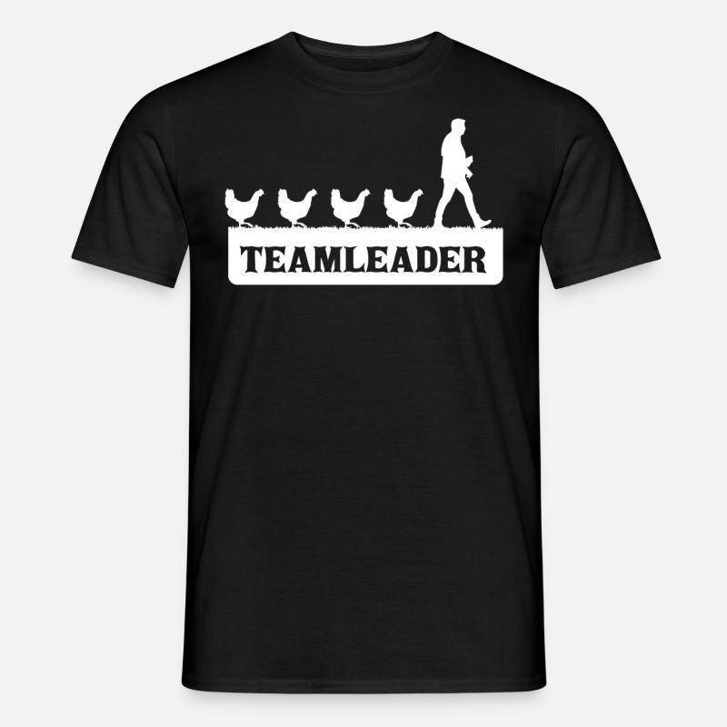 Gestionnaire, Élevage de poulets, Poulets - T-shirt homme - noir