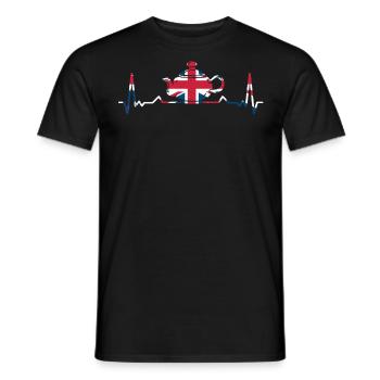 Teeliebhaber, Teetrinker, Teezeit - Männer T-Shirt - Schwarz - Vorne - AI Model Male 178 light (178cm)