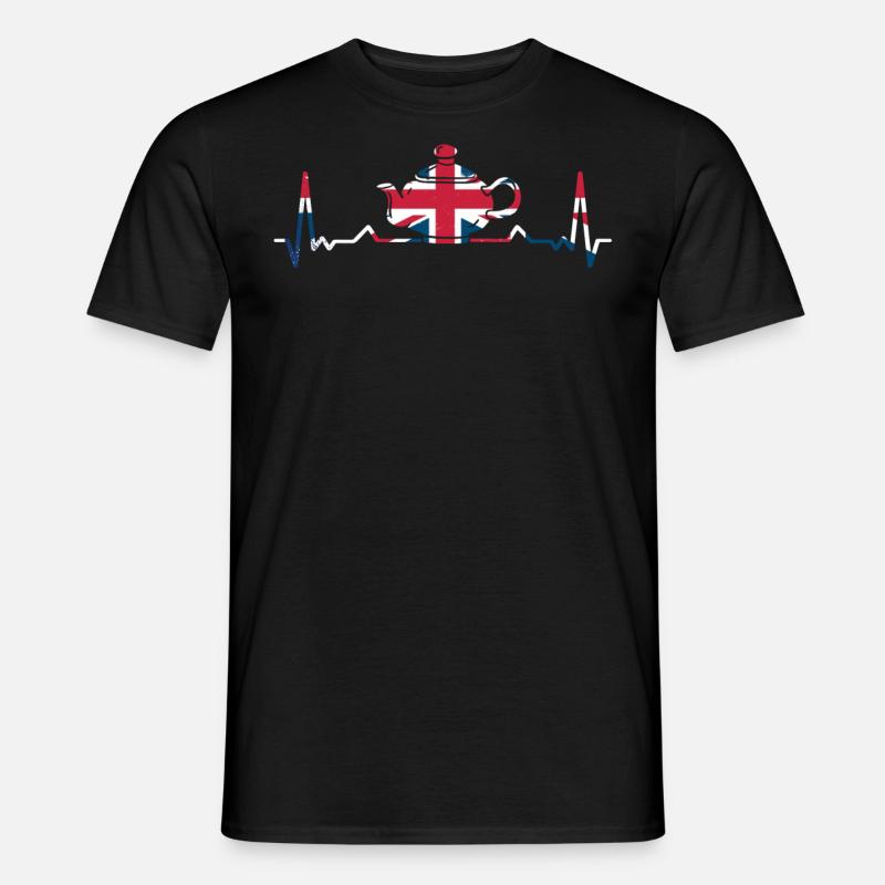 Teeliebhaber, Teetrinker, Teezeit - Männer T-Shirt - Schwarz
