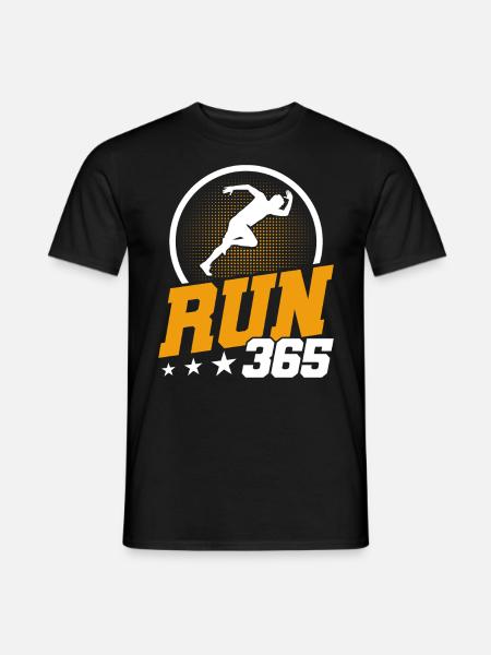Motivation Streak Running Runner Marathon - Men's T-Shirt - black
