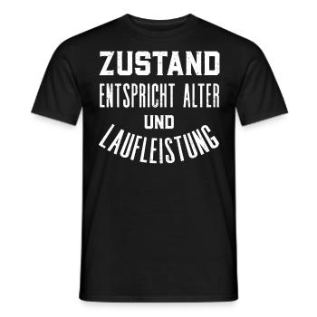 Respektieren Das Alter, Auto Fan, - Männer T-Shirt - Schwarz - Vorne - AI Model Male 178 light (178cm)