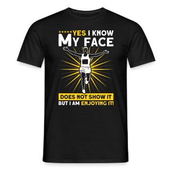 Motivation Streak Running Runner Marathon - T-shirt homme - noir - Devant - AI Model Male 178 light (178cm)