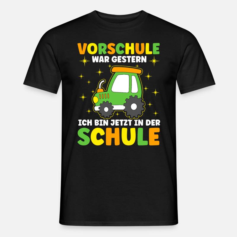 Vorschule War Gestern Schulbeginn - Männer T-Shirt - Schwarz