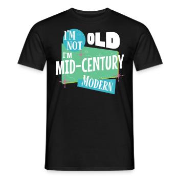 Ich Bin Nicht Alt, Ich Bin Modern - Männer T-Shirt - Schwarz - Vorne - AI Model Male 178 light (178cm)