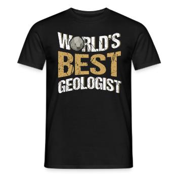 Le meilleur géologue du monde Chasse aux roches - T-shirt homme - noir - Devant - AI Model Male 178 light (178cm)