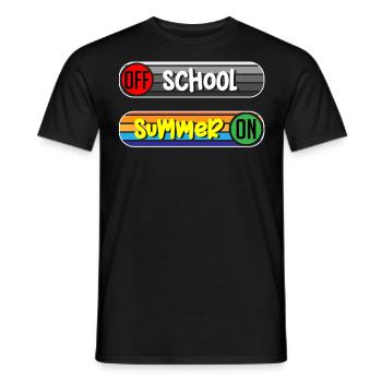 Schule Ist Draußen, Sommer Auf - Männer T-Shirt - Schwarz - Vorne - AI Model Male 178 light (178cm)