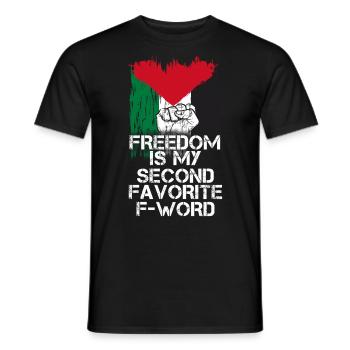 Palestine Tshirt Hommes Enfants Femmes Palestine - T-shirt homme - noir - Devant - AI Model Male 178 light (178cm)