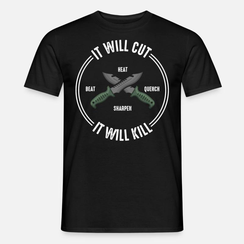 Messermacher - Männer T-Shirt - Schwarz