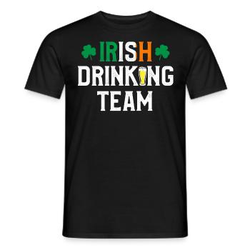 Équipe irlandaise de boisson - T-shirt homme - noir - Devant - AI Model Male 178 light (178cm)