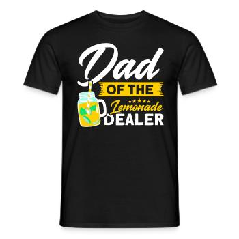 Jus de citron Jus de citron Limonade - T-shirt homme - noir - Devant - AI Model Male 178 light (178cm)
