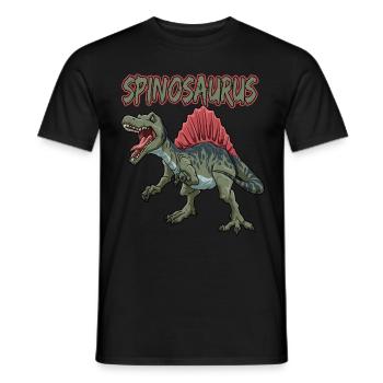 Dinosaurier Spinosaurus Fleischfresser Dino - Männer T-Shirt - Schwarz - Vorne - AI Model Male 178 light (178cm)