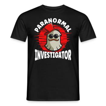 Geisterjäger Geister Paranormale Untersuchung - Männer T-Shirt - Schwarz - Vorne - AI Model Male 178 light (178cm)