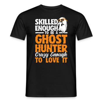 Geisterjäger Geister Paranormale Untersuchung - Männer T-Shirt - Schwarz - Vorne - AI Model Male 178 light (178cm)