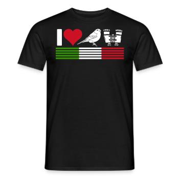 Vogelbeobachtung, Ornithologie - Männer T-Shirt - Schwarz - Vorne - AI Model Male 178 light (178cm)