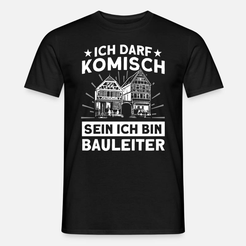 Ich Bin Bauleiter Bauherr Bauleiter - Männer T-Shirt - Schwarz