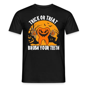 Dentist Halloween Costume Dental Assistant - Men's T-Shirt - black - Front - AI Model Male 178 light (178cm)