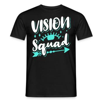 Eye Doctor Eyeglasses Optometrist Vision Squad - Men's T-Shirt - black - Front - AI Model Male 178 light (178cm)