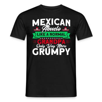 Mexiko Mexikanische Wurzeln Geschenk - Männer T-Shirt - Schwarz - Vorne - AI Model Male 178 light (178cm)