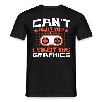 Jeu de hasard Retro Gamer Jeux vidéo Cadeau - T-shirt homme - noir - Devant - AI Model Male 178 light (178cm)
