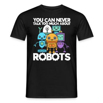Roboter Robotik Ingenieur Kostüm Roboter - Männer T-Shirt - Schwarz - Vorne - AI Model Male 178 light (178cm)