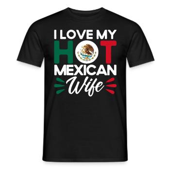 Mexiko Mexikanische Wurzeln Geschenk - Männer T-Shirt - Schwarz - Vorne - AI Model Male 178 light (178cm)