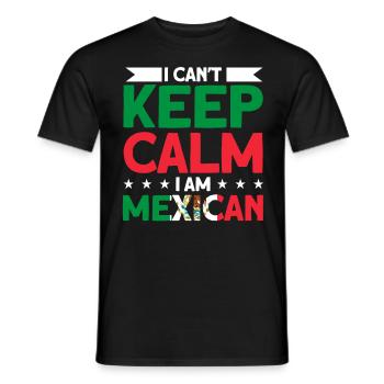 Mexiko Mexikanische Wurzeln Geschenk - Männer T-Shirt - Schwarz - Vorne - AI Model Male 178 light (178cm)