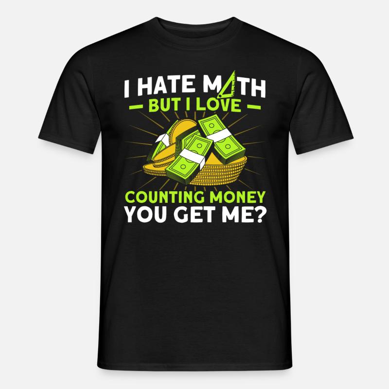 Math Mathématiques Sciences Math Cadeau - T-shirt homme - noir