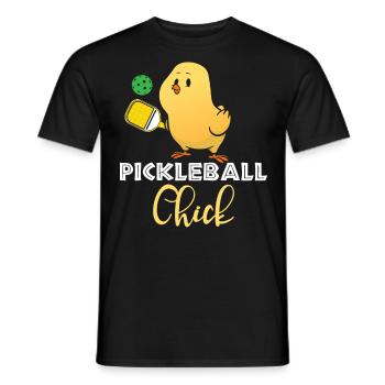 Pickleball-Chic, Pickleball Player - Men's T-Shirt - black - Front - AI Model Male 178 light (178cm)