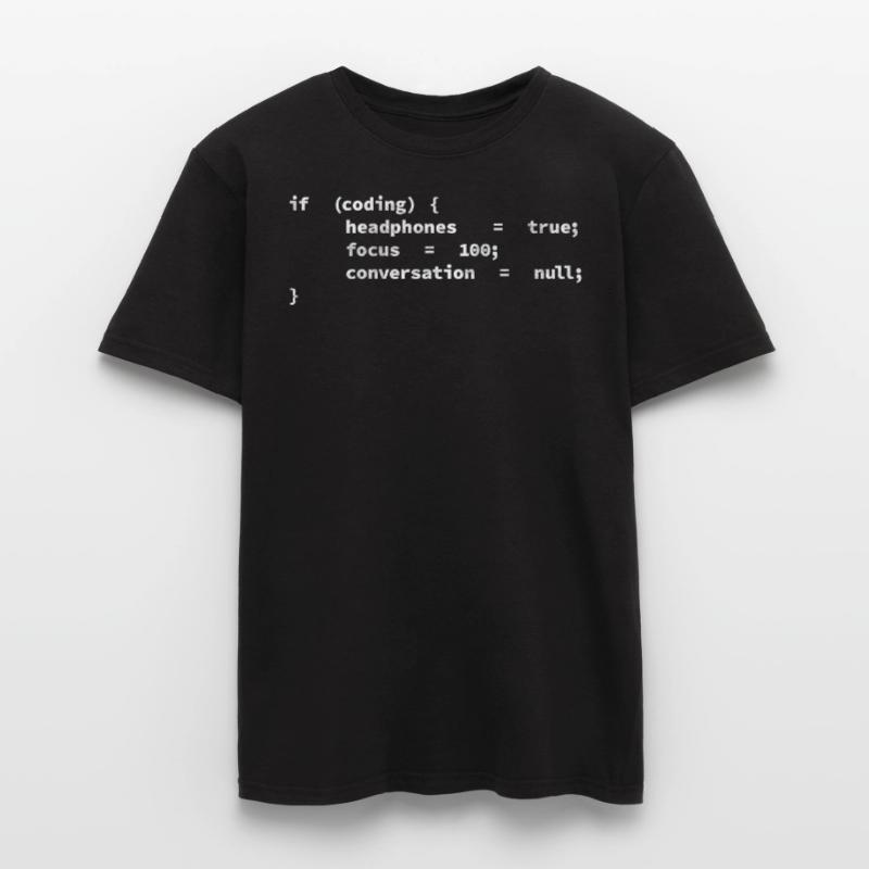 Headphones, encoders, programmers coding Men’s T-shirt