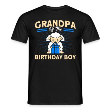 Schafzucht Landwirt Nutztier Schafe Geschenk - Männer T-Shirt - Schwarz - Vorne - AI Model Male 178 light (178cm)