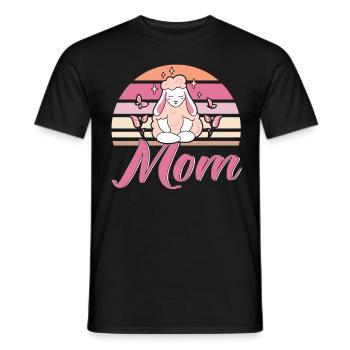 Schafzucht Landwirt Nutztier Schafe Geschenk - Männer T-Shirt - Schwarz - Vorne - AI Model Male 178 light (178cm)