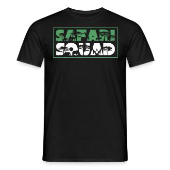 Safari squad, un safari - T-shirt homme - noir - Devant - AI Model Male 178 light (178cm)