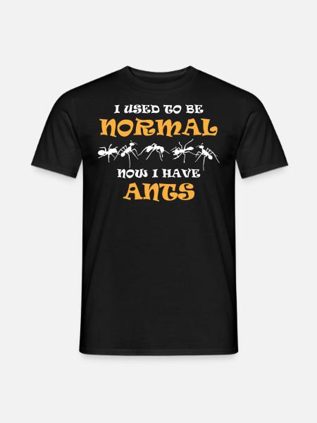 Ants, ant lovers - Men's T-Shirt - black