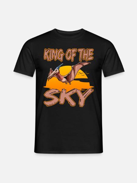 König der Lüfte Pterodactyl Pteranodon - Männer T-Shirt - Schwarz
