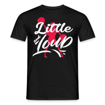 Pom-pom girl, petite et bruyante, cheerleading - T-shirt homme - noir - Devant - AI Model Male 178 light (178cm)