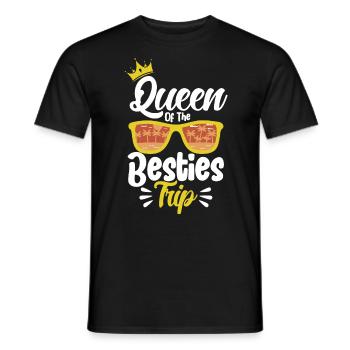 Besties Trip Holiday Trip Holiday Gift - Men's T-Shirt - black - Front - AI Model Male 178 light (178cm)