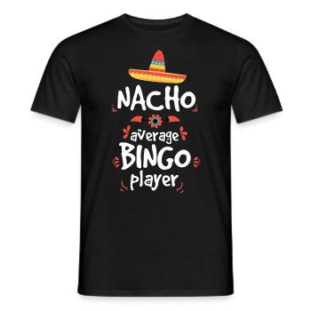 Mexikanisches Bingo, Mexiko-Bingo-Spieler - Männer T-Shirt - Schwarz - Vorne - AI Model Male 178 light (178cm)