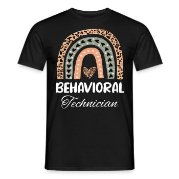Primary school teachers - Men's T-Shirt - black - Front - AI Model Male 178 light (178cm)