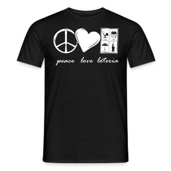 Mexikanisches Bingo, Mexiko-Bingo-Spieler - Männer T-Shirt - Schwarz - Vorne - AI Model Male 178 light (178cm)