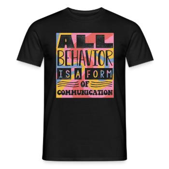 ABA -Therapeut, ABA -Therapie, Therapeut, SPEd - Männer T-Shirt - Schwarz - Vorne - AI Model Male 178 light (178cm)