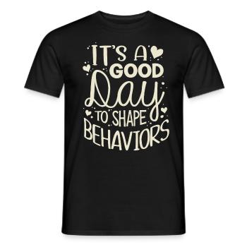 ABA -Therapeut, ABA -Therapie, Therapeut, SPEd - Männer T-Shirt - Schwarz - Vorne - AI Model Male 178 light (178cm)