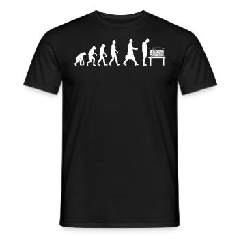 Entwicklung Von Aquaristen, Aquarium - Männer T-Shirt - Schwarz - Vorne - AI Model Male 178 light (178cm)