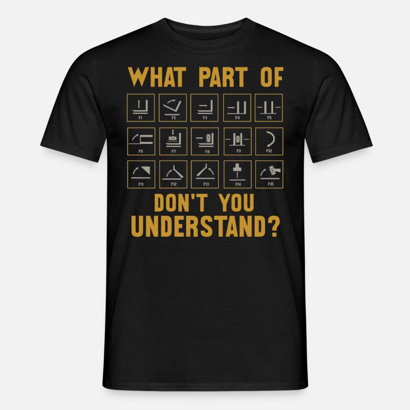Gabelstaplerbetreiber, Lagerarbeiter, Forkstacker - Männer T-Shirt - Schwarz
