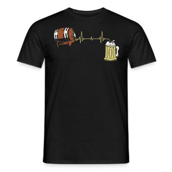 Bierliebhaber, Biertrinker, Brauerin, Bierbrauer - Männer T-Shirt - Schwarz - Vorne - AI Model Male 178 light (178cm)