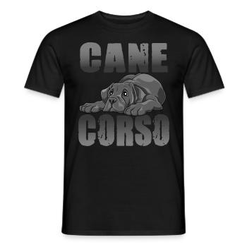 Cane Corso - Männer T-Shirt - Schwarz - Vorne - AI Model Male 178 light (178cm)