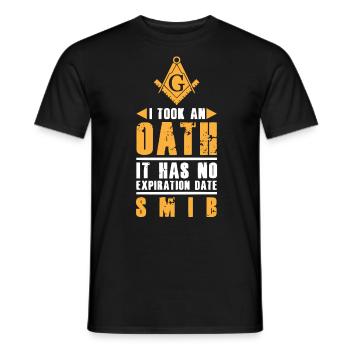 Maison, Ich Habe Einen Eid, Zimmermann - Männer T-Shirt - Schwarz - Vorne - AI Model Male 178 light (178cm)