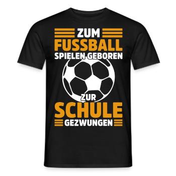 Fußballspieler Geschenk Fußball Fan Fußballer - Männer T-Shirt - Schwarz - Vorne - AI Model Male 178 light (178cm)