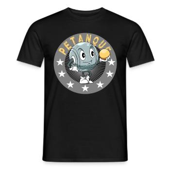 Petanque Petanque Geschenke für einen Petanque - Männer T-Shirt - Schwarz - Vorne - AI Model Male 178 light (178cm)